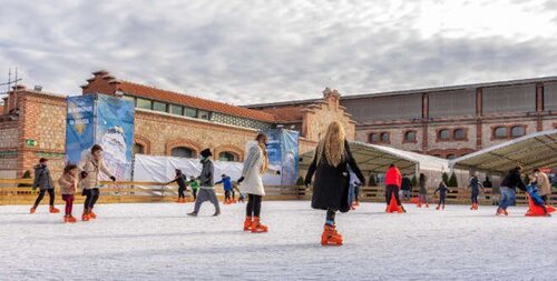 La pista de hielo de Matadero