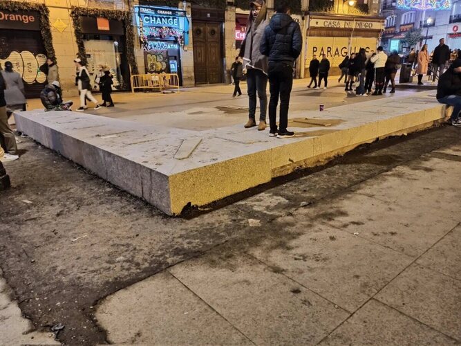 La Puerta del Sol en obras