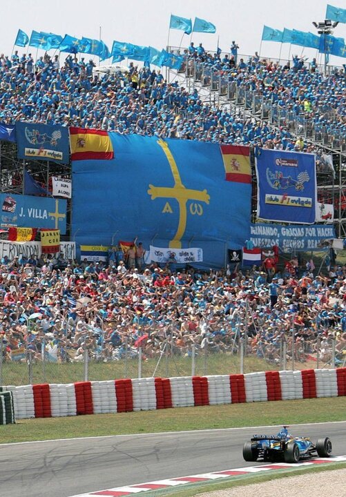 Fernando Alonso en el GP de España de 2006