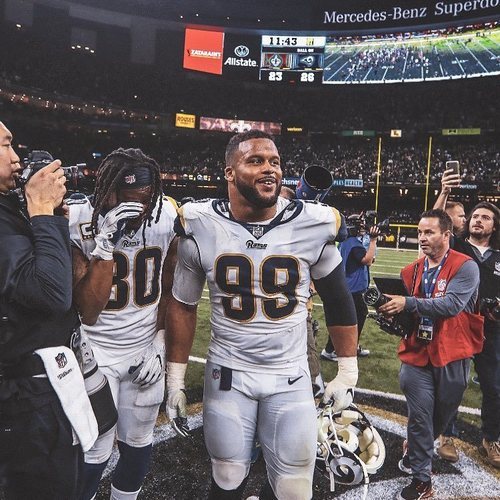 Aaron Donald, la gran amenaza para Tom Brady.