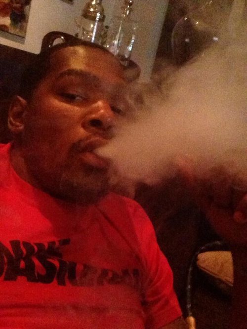 La foto de la polémica, por Kevin Durant.