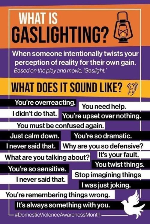 Todo lo que escucharás si eres víctima de 'gaslighting'.